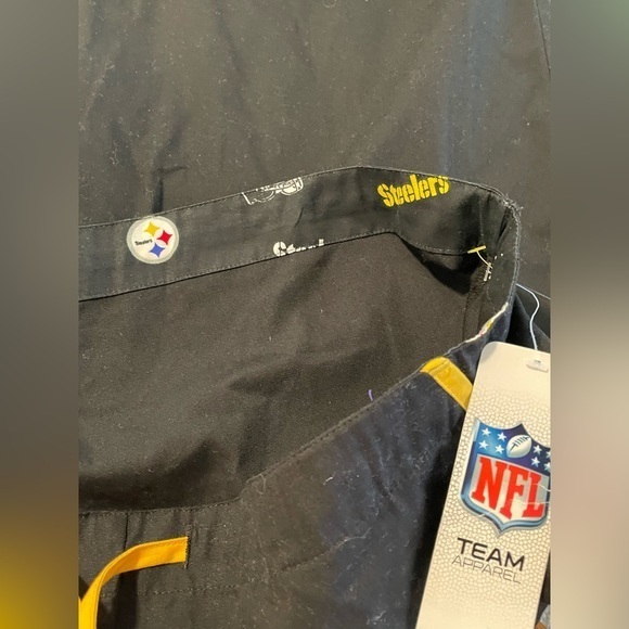 NFL Team Apparel Pittsburgh Steelers Scrub Pants Size Small NWT - Picture 6 of 6